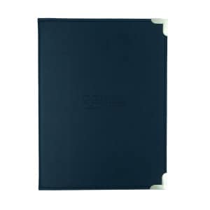Black Leather Utah State University U-State Folder with Notebook